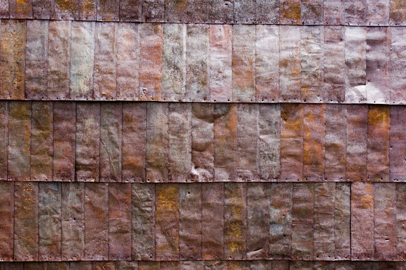 rusty wall panels
